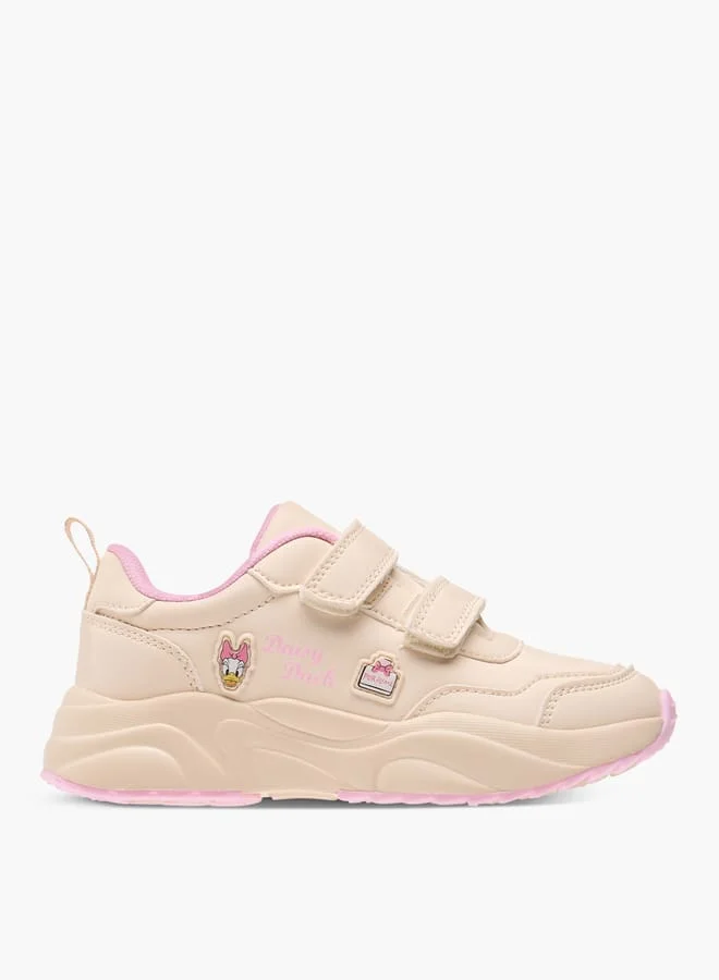 Disney Girls Sneaker With Double Velcro