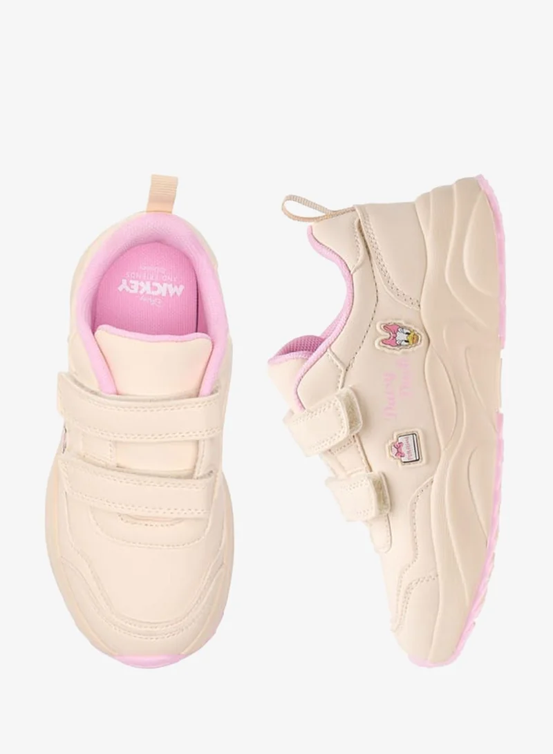 Disney Girls Sneaker With Double Velcro