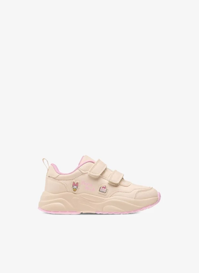 Disney Girls Sneaker With Double Velcro