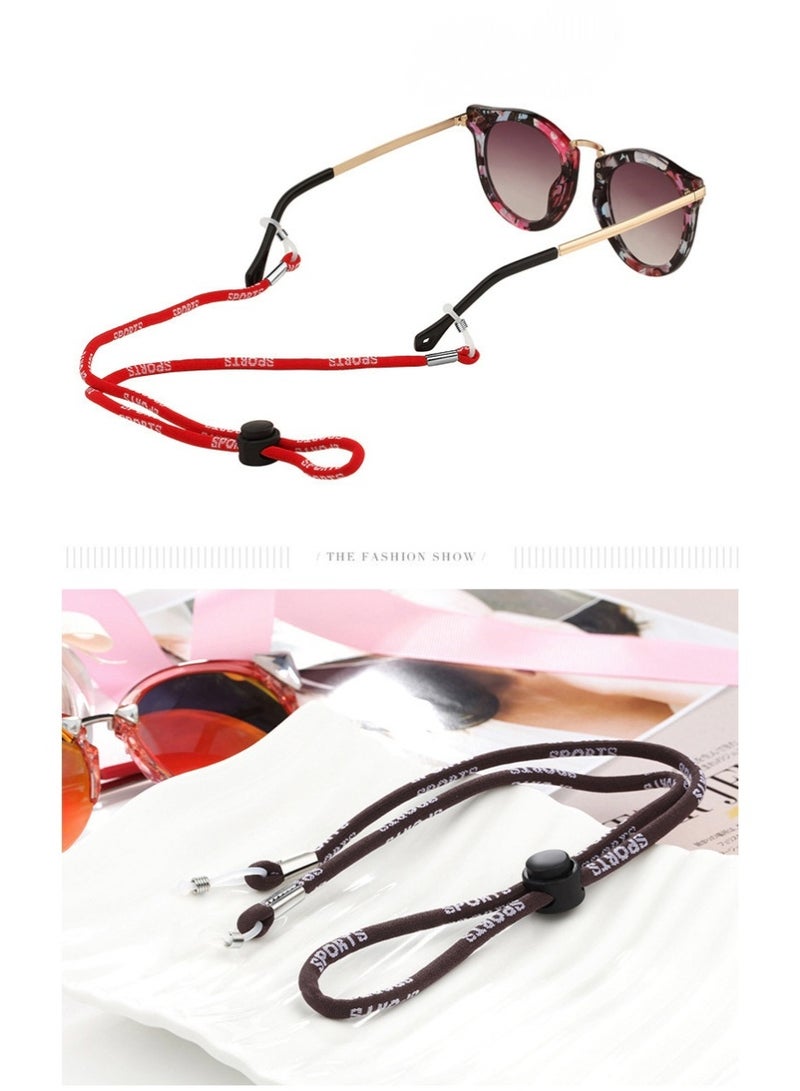 Eyeglass Strap Chains Anti-slip Eye Glasses Holder Around Neck Chains Adjustable Lanyards Eyewear Eyeglass Straps Premium Glasses Holder Chains Multicolors Eyewear Retainer Rope, for Women Men and Kids - Image 5