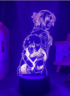 althiqahkey Anime Attack on Titan 3D Lamp Annie Leonhart Light  - Image 1