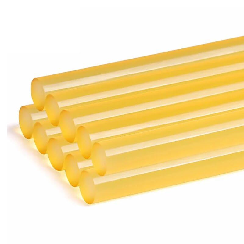 themisto 11mm Yellow Glue Sticks (Strong and Long) for Hot melt Glue Gun 15 pc - Image 2