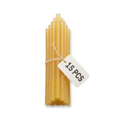 themisto 11mm Yellow Glue Sticks (Strong and Long) for Hot melt Glue Gun 15 pc - Image 1