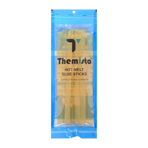 themisto 11mm Yellow Glue Sticks (Strong and Long) for Hot melt Glue Gun 15 pc - Image 4