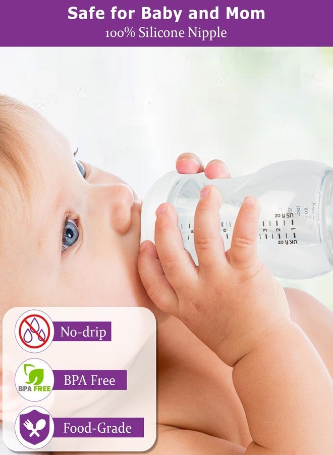 joyfeed Sippy Spout Nipples for Philips Avent Natural Baby Bottles, My Grippy Spout Sippy Cup and Natural Trainer Sippy Cup,Variable Flow, Silicone Conversion Nipple,6+ Months,4 Count - Image 5
