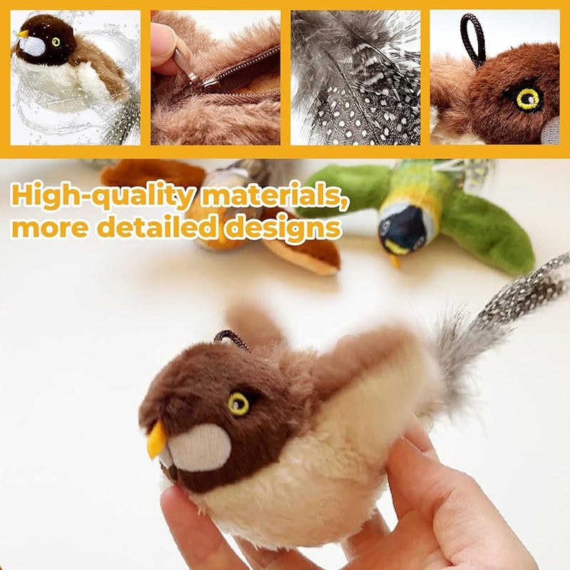 Sea Blue Shaking Fish Cat Toy USB Rechargeable Touch Activated Interactive Pet Exercise - Image 5