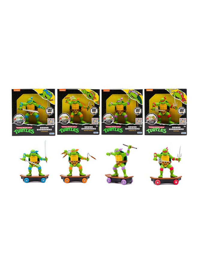Teenage Mutant Ninja Turtles - Tmnt Rip Cord Sewer Shredders - Michaelangelo - Image 1