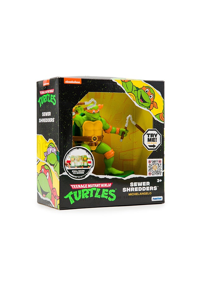 Teenage Mutant Ninja Turtles - Tmnt Rip Cord Sewer Shredders - Michaelangelo - Image 1