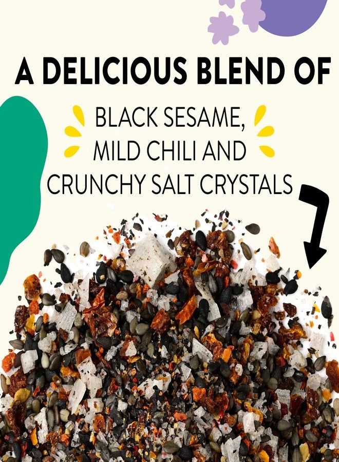 Just Spices مزيج توابل الأفوكادو من جست سبايسز، 60 غرام | مزيج توابل للأفوكادو | يُستخدم أيضًا لتحسين مذاق الأطباق والسلطات | يحتوي على السمسم الأسود والطماطم والفلفل الحار والملح الهرمي وغيرها - Image 2