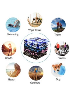 Y&D [4 Pack] Cooling Towel (40"x12") - Soft and Breathable Microfiber Chilly for Yoga, Sports, Running, Gym, Camping, Fitness, Workouts  - Image 5