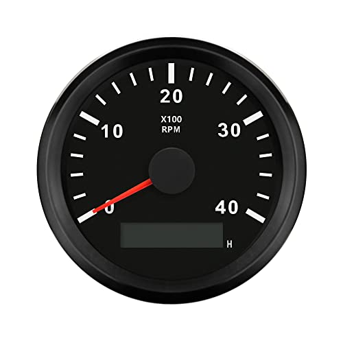 ELING Waterproof Car Truck Tachometer REV Counter RPM Gauge with Hourmeter 0-4000RPM 85mm 12V 24 Volt with Backlight - Image 5