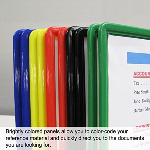 Ultimate Office AdjustaView Easy-Load Replacement Pockets - Fits Ultimate Office AdjustaView Organizers Only, (Set of 5 Colored) - Image 3