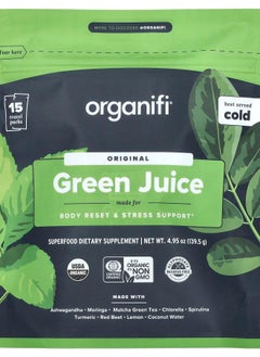 Organifi Original Green Juice 15 Travel Packets 4.95 oz (139.5 g) 