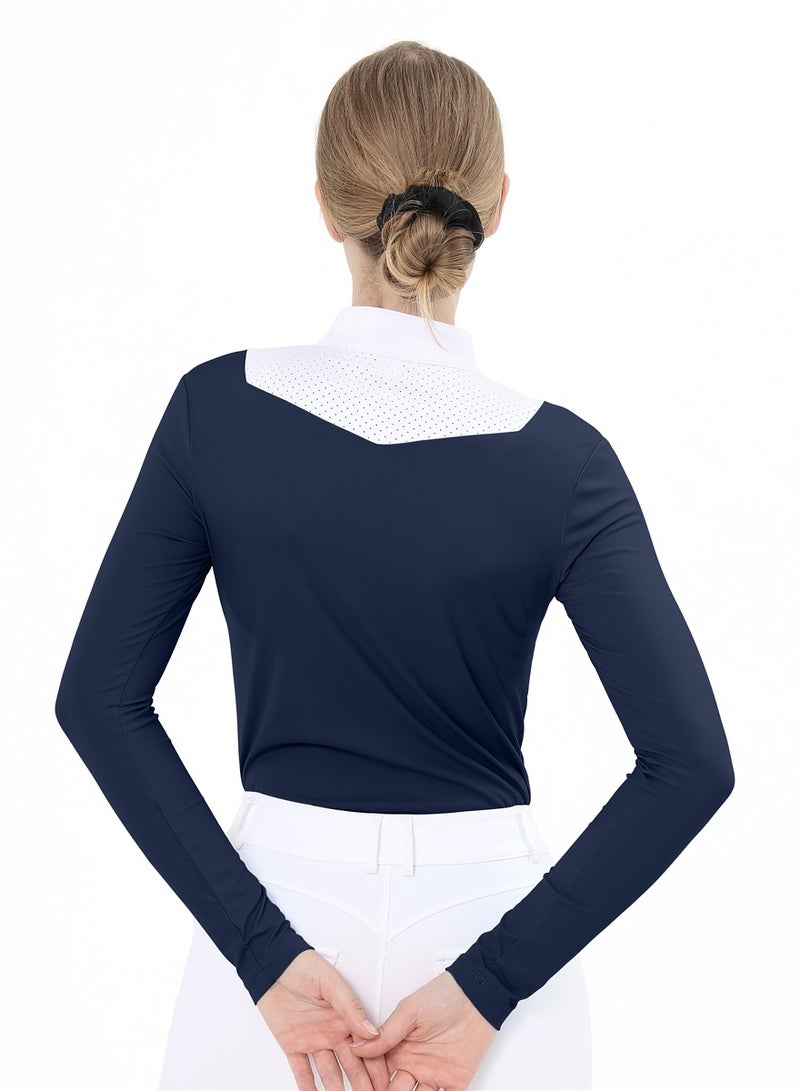 general Equestrian Shirts Longsleeve Riding Top Women - Image 4