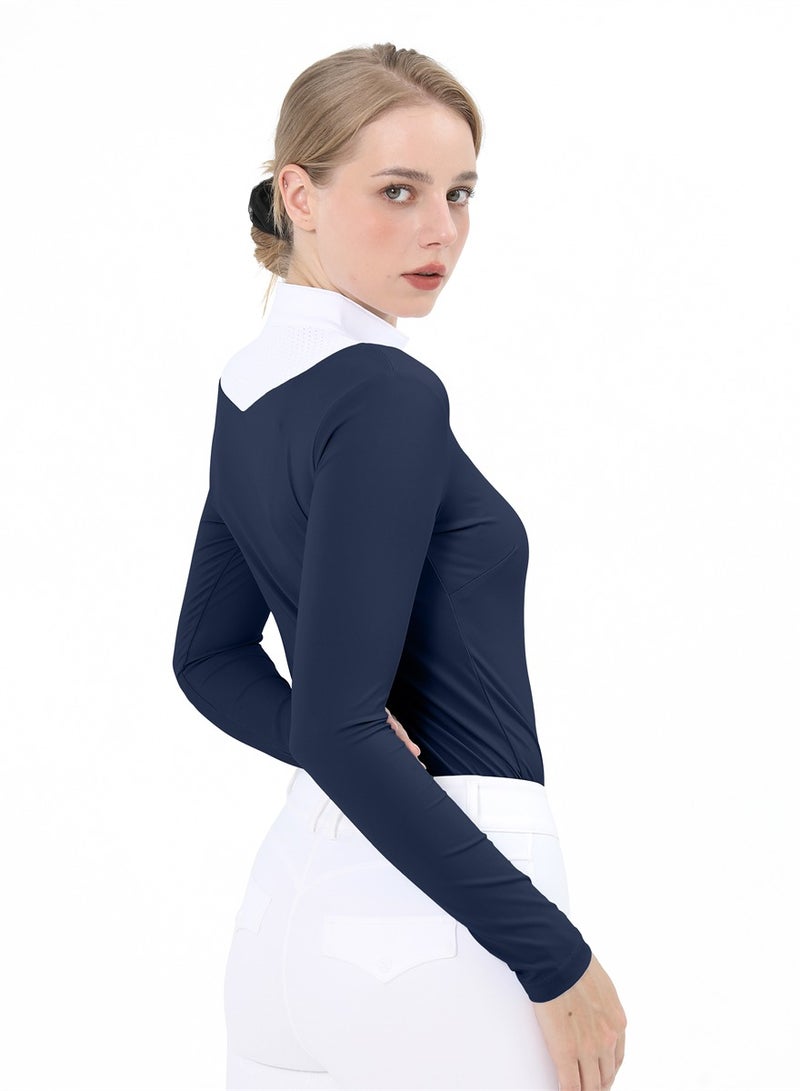 general Equestrian Shirts Longsleeve Riding Top Women - Image 5