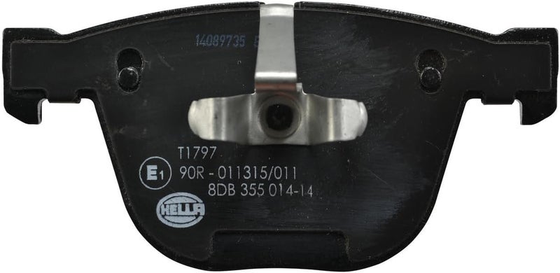 HELLA PAGID 8DB 355 014-141 Brake pad set - T1797 - Thickness: 16.9mm - Brake System: Teves - prepared for wear indicator - for e.g. ALPINA/BMW - Image 1