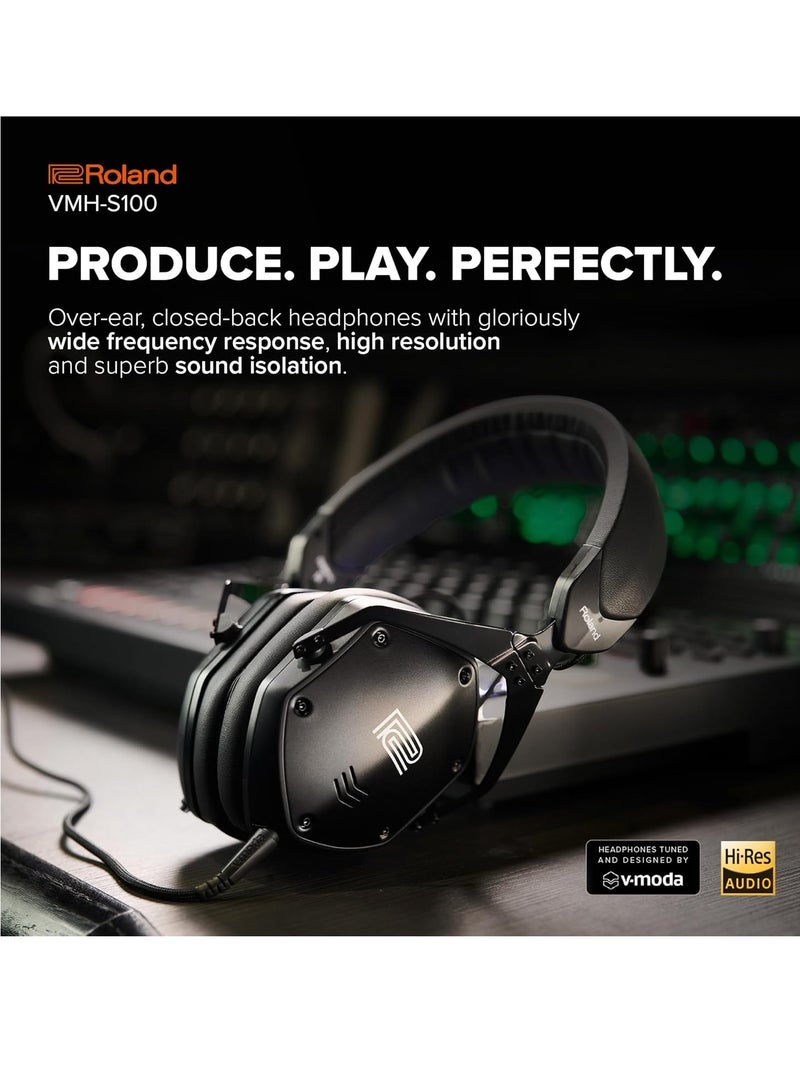 Roland سماعات رأس مغلقة من رولاند VMH-S100 للإنتاج الموسيقي - Image 3