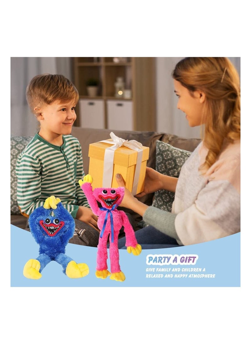 Y&D - 2 Pcs Huggy Wuggys Doll Gifts for Children Blue And Pink - Image 1