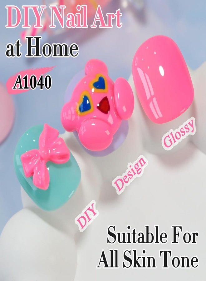 دابل ريذم طلاء أظافر جل مزدوج الإيقاع 0.50 أونصة، خالٍ من الهيما، نفس اللون، نفس الزجاجة، ذهبي، دائري، شفاف، محايد، طبيعي، حليبي، 15 مل، طلاء أظافر جيلي بالأشعة فوق البنفسجية، فن اصنعه بنفسك في المنزل (وردي فاتح - C1040) - Image 3