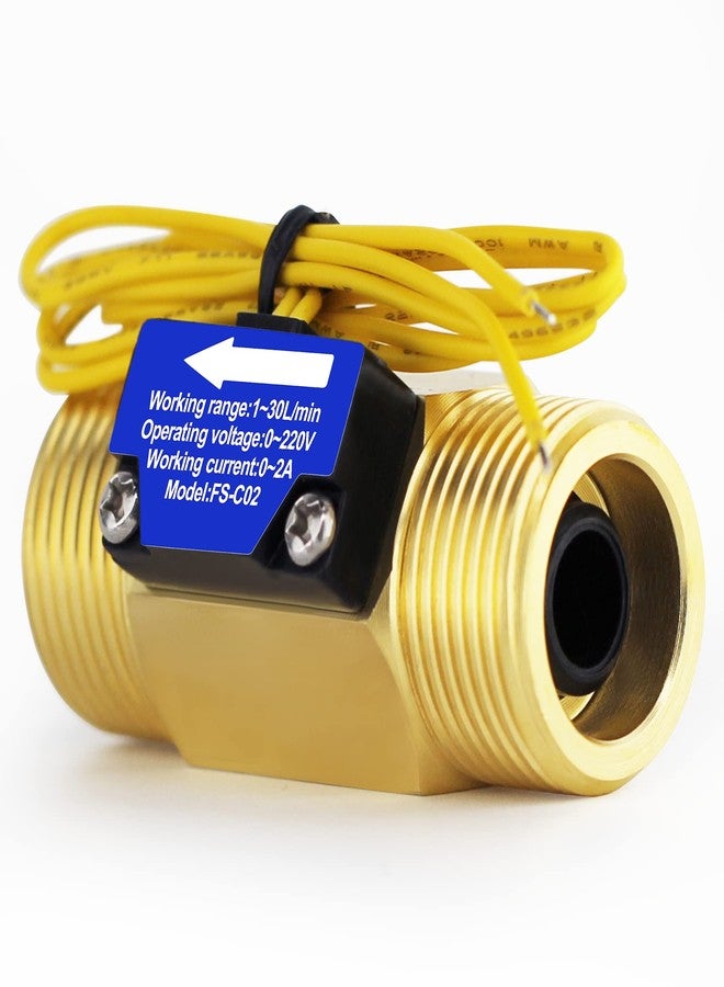 DIGITEN FS-C02 G3/4" BSP Male Thread Water Flow Switch 0-2A/ 0-220V(AC or DC) for Shower Flow Water Heater - Image 2