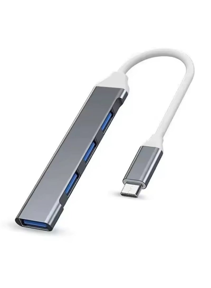 ايونلاين 4 منافذ متعددة الفاصل نوع C HUB 3.0 USB 3.1 محول OTG لشاومي لينوفو ماك بوك 13 15 الهواء برو ملحقات الكمبيوتر - Image 1