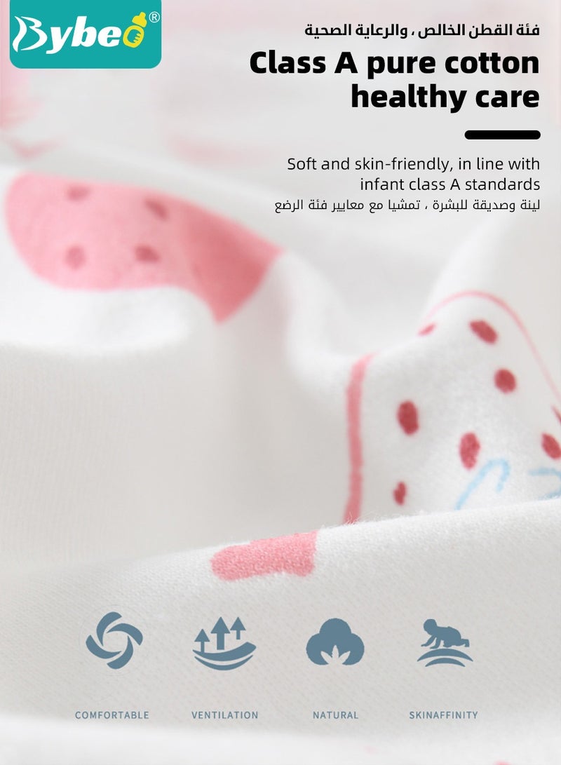 Bybeo 24PCS Newborn Baby Gift Set, Newborn Layette Gift Set for Boys and Girls, Babies Essential Clothes Accessories with Baby Blanket, 100% Premium Cotton, for Spring Summer Autumn Winter - Image 5