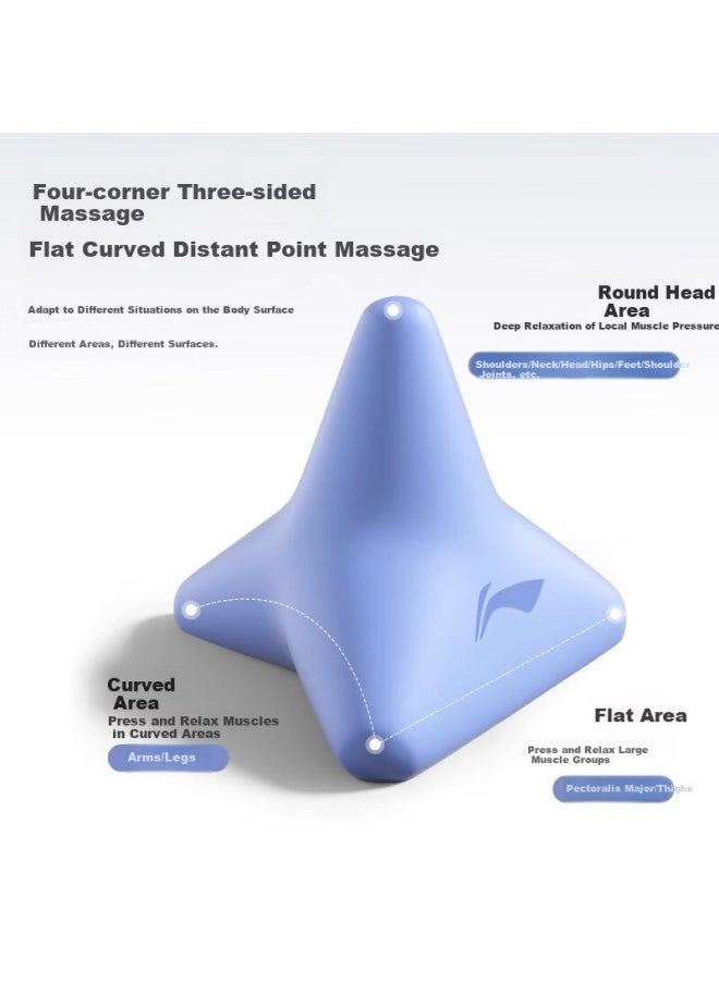Li-Ning Li-ning Four-angle Fascia Ball For Massage, Foot, Scapula, Yoga, Fitness, Muscle Relaxation, Waist And Hip Release, Meridian Dredging  - Image 4
