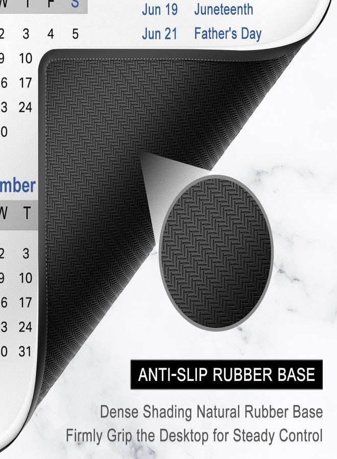 Hsurbtra 2026 Calendar Mouse Pad, Square New Year 2026 Mousepad 10.2 x 8.3 Inch, Stitched Edge Anti-Slip Waterproof Rubber Computer Mat for Office, Gaming, Laptop, New Year Office Supplies Gift, Purple - Image 4