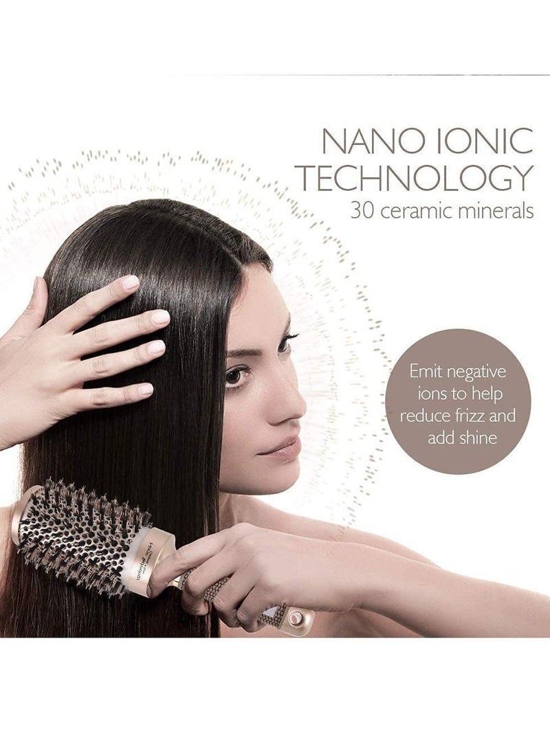Generic - 45mm Round Brush for Hair Styling, Nano Thermal Ceramic & Ionic Tech Hair Brush Bristles for Blow Drying, Straightening, Shiny Hair, Wavy - Image 1