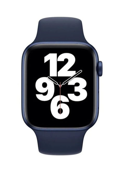 Apple Watch Strap/Band Compatible With 46mm/45mm/44mm/49mm Silicone Strap for Apple watch All Series Dark Blue
