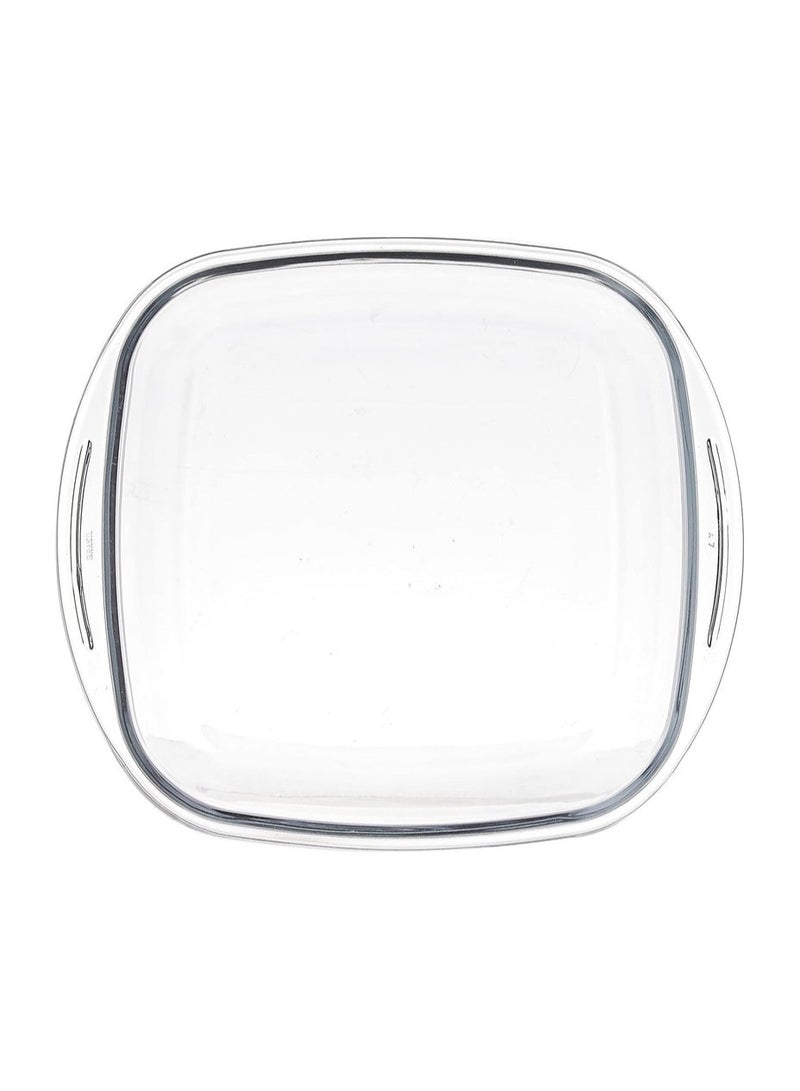 SEMPRE Square Borosilicate Baking Tray/Roaster 2.4 Liter, 26.4cm*23.9cm*7.4cm - Image 2