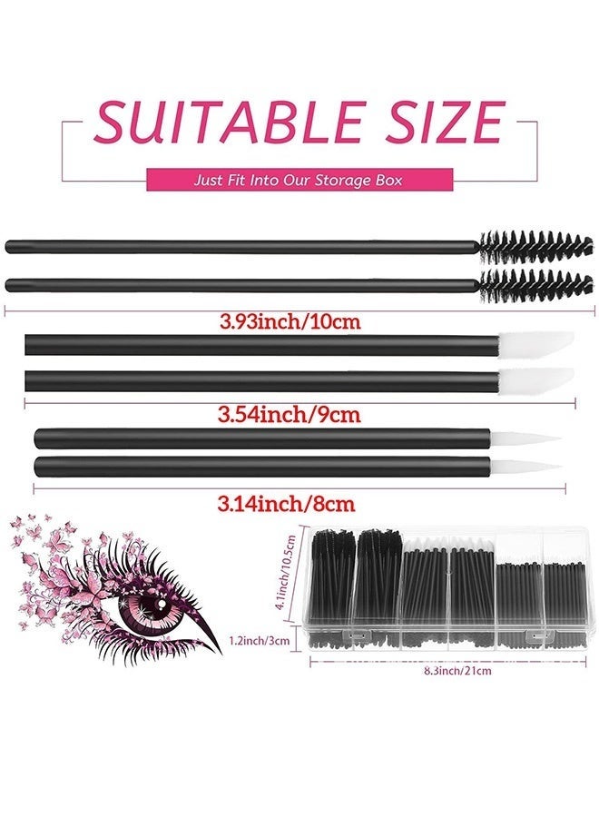 SahlTech 234-Piece Disposable Makeup Brush & Tool Kit — Includes Mascara, Lip & Eyeliner Brushes, Mixing Palette with Spatula, Dual-Purpose Triangular Powder Puff, Complete Makeup Artist Supplies with Storage Box - Image 3