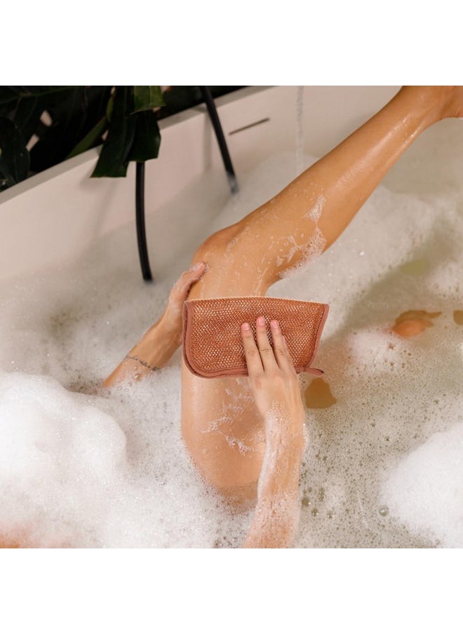 Healifty - 8 Pcs Exfoliating Washcloth Soft Weave Nylon Massage Bath Towel Body Beauty Sponge Loofah Body Scrub Back Scrubber For Shower Cloth For Women And Men5 Colors - Image 1