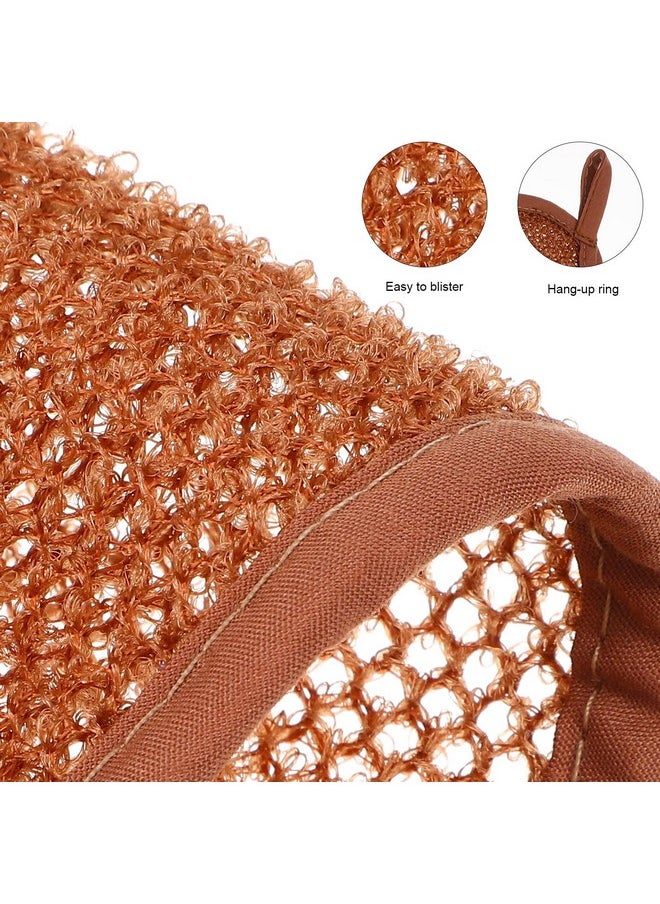 Healifty - 8 Pcs Exfoliating Washcloth Soft Weave Nylon Massage Bath Towel Body Beauty Sponge Loofah Body Scrub Back Scrubber For Shower Cloth For Women And Men5 Colors - Image 1