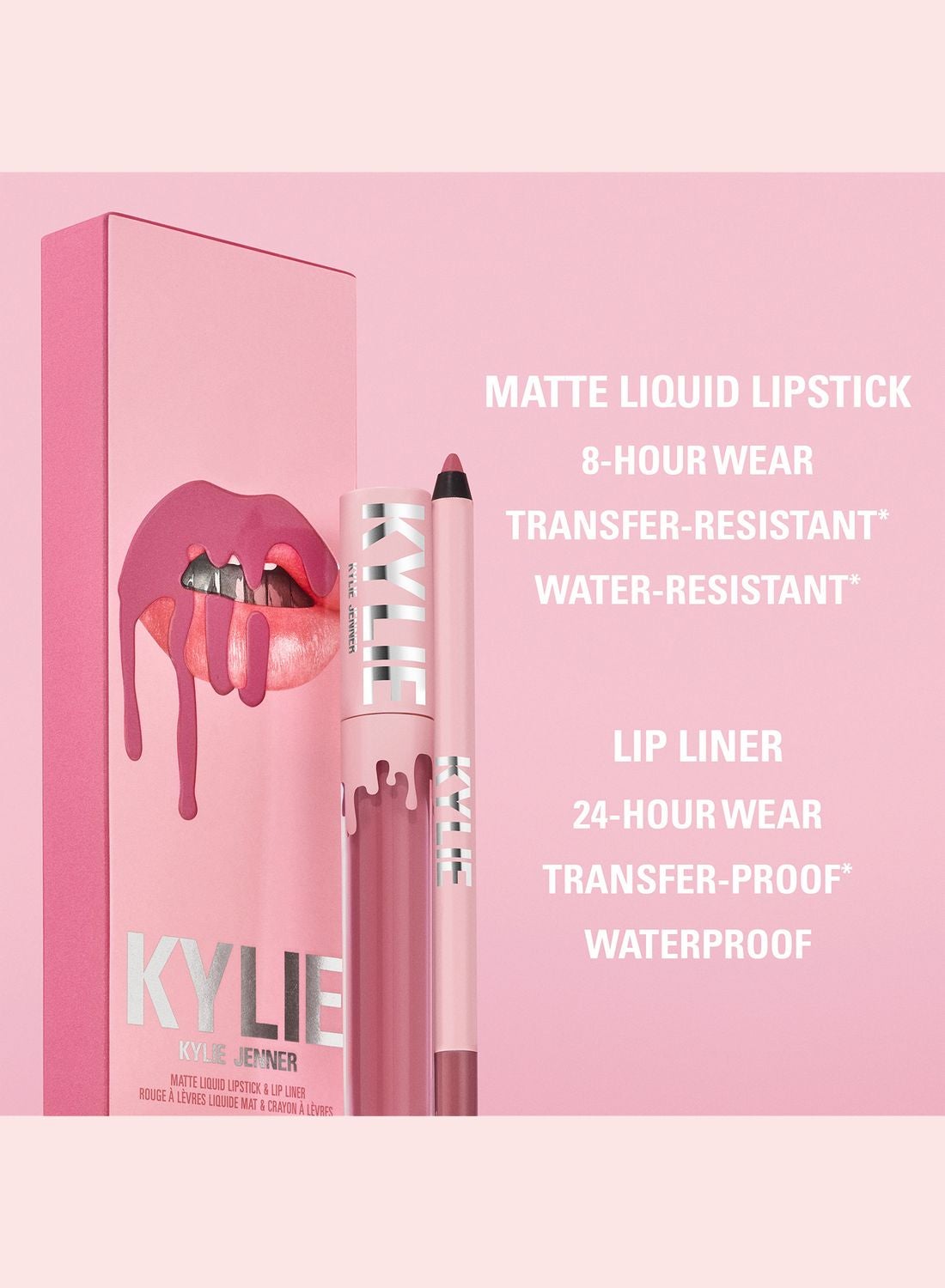 Kylie Cosmetics 2-Pc Matte Lip Kit - 802 - Candy K for Women