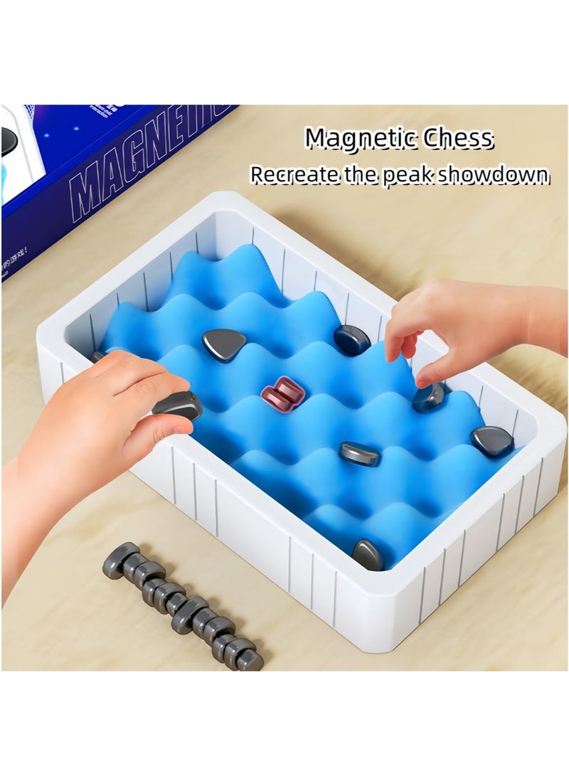 MarlaMall Portable Magnetic Chess Game, Intellectual Battle Game, Strategy Game for Children and Adults, Fun Family Party Game, Multiplayer Magnetic Board Game,Fun Puzzle Gift - Image 3