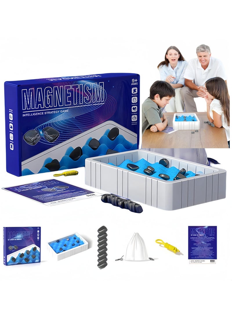 MarlaMall Portable Magnetic Chess Game, Intellectual Battle Game, Strategy Game for Children and Adults, Fun Family Party Game, Multiplayer Magnetic Board Game,Fun Puzzle Gift - Image 1