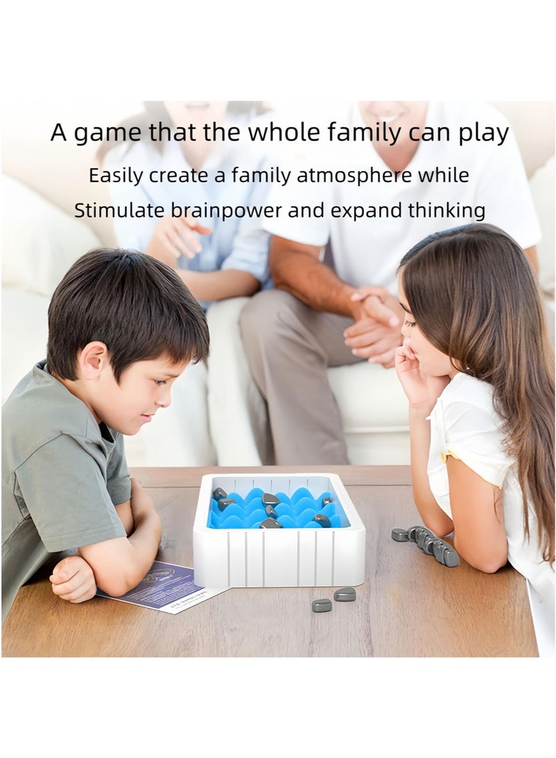 MarlaMall Portable Magnetic Chess Game, Intellectual Battle Game, Strategy Game for Children and Adults, Fun Family Party Game, Multiplayer Magnetic Board Game,Fun Puzzle Gift - Image 5
