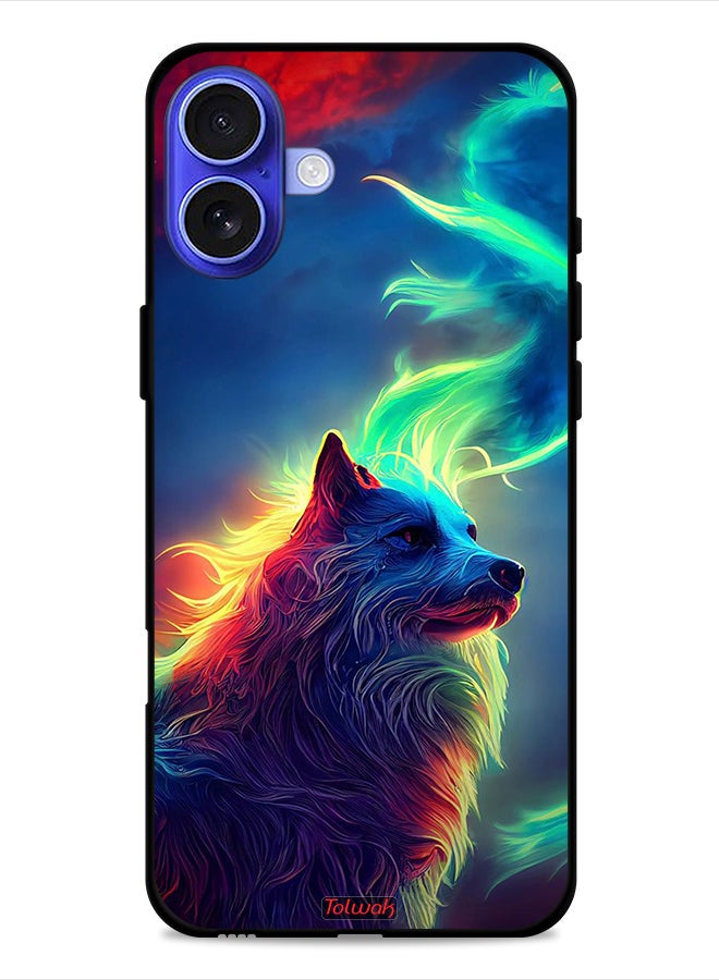 Tolwak Apple iPhone 16 Protective Case Cover Wolf - Image 1