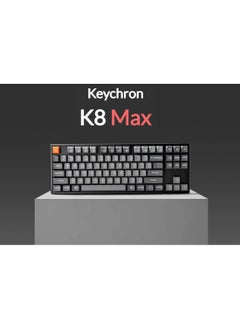 Keychron Keychron K8 Max Wireless Mechanical Gaming Keyboard, TKL Layout QMK 2.4 GHz/Bluetooth 5.1/Wired Tri-Mode Connection, RGB with Keychron Super Red Switch Compatible with Mac Windows Linux  - Image 2