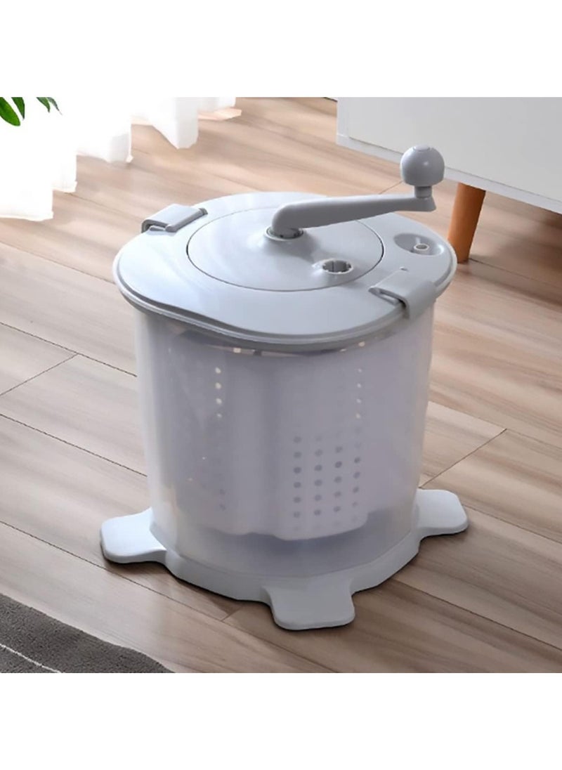 AROAQ - Portable washing machine Mini hand crank manual washing machine 2 in 1 portable washing machine dehydrator Camping Dormitory Small washing machine for flats - Image 1