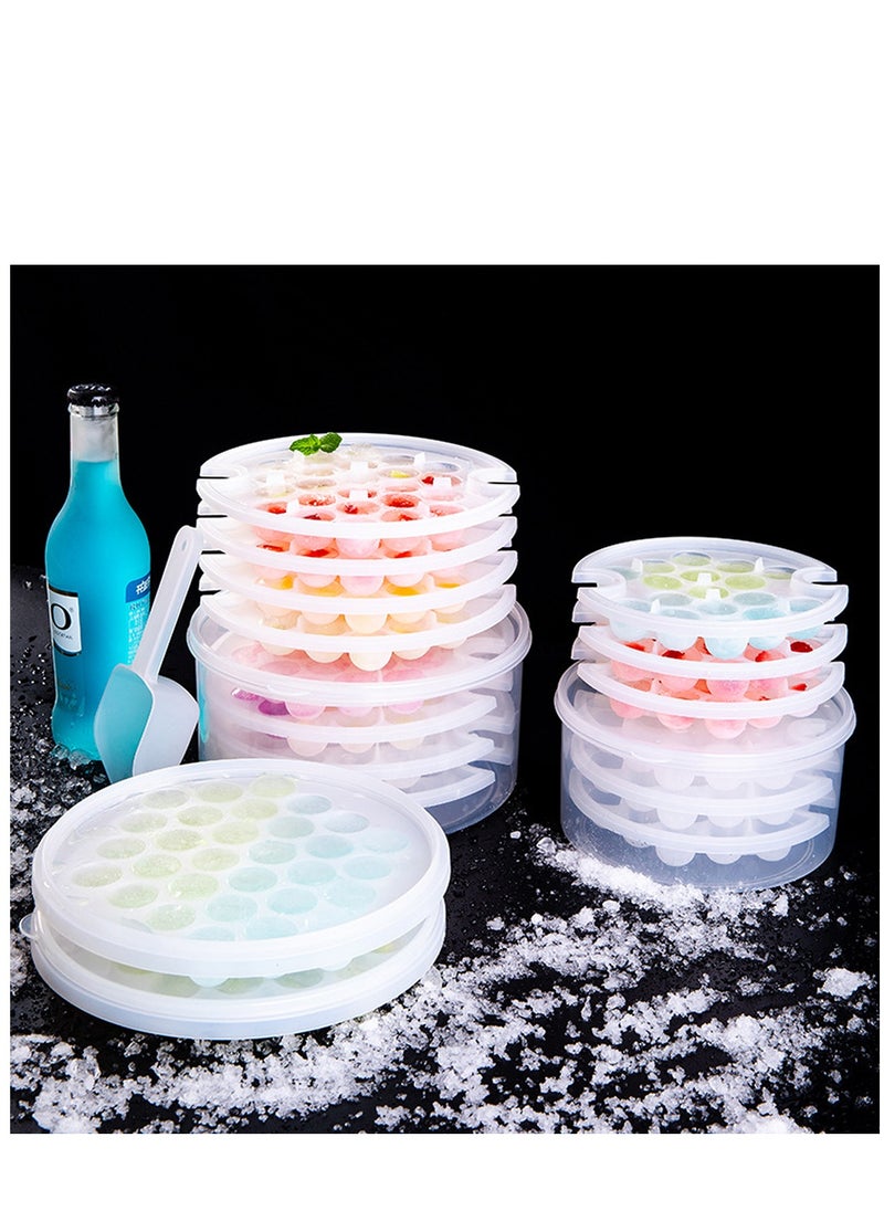 KASTWAVE - Ice Cubes Trays with Storage Container Ice Cube Mould Easy Release with Lid for Home Kitchen, Freezer, Mixed Drinks, Cocktails (3 Pack) - Image 1