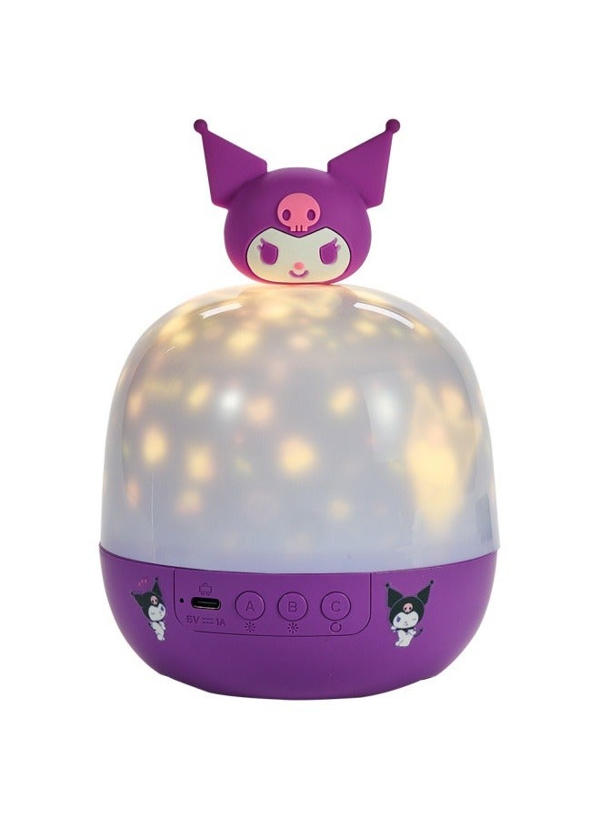 general Kuromi starry sky projection light girl birthday gift music night light toy starry sky light - Image 1