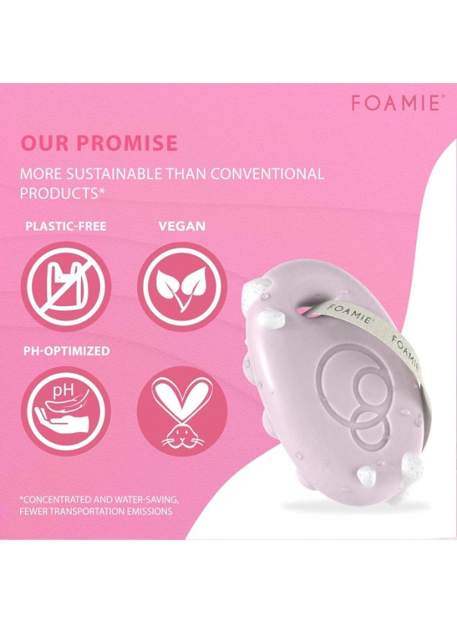 FOAMIE Cherry Blossom & Rice Milk Body Bar - Image 2