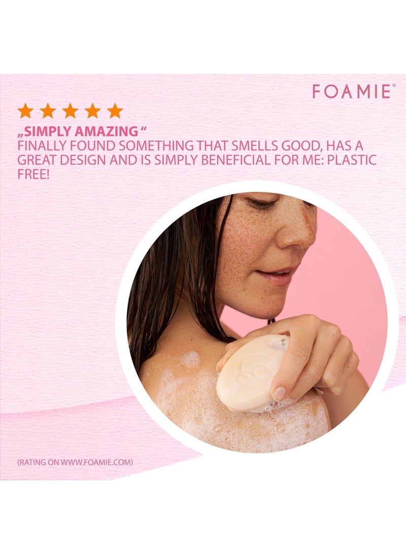 FOAMIE Cherry Blossom & Rice Milk Body Bar - Image 5