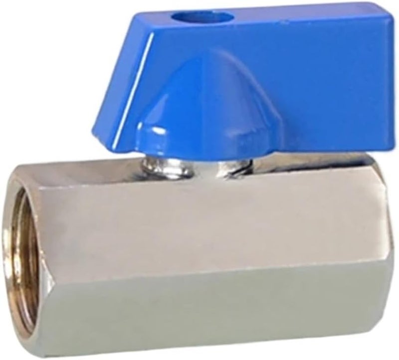 Brass Mini Ball Valve 1 4 Inch BSP Female To Female Red For Air Water Gas - Image 5