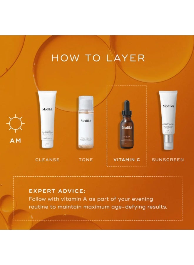 Medik8 Vitamin C C-Tetra Luxe Lipid Vitamin C Enhanced Radiance Serum 30ml - Image 2