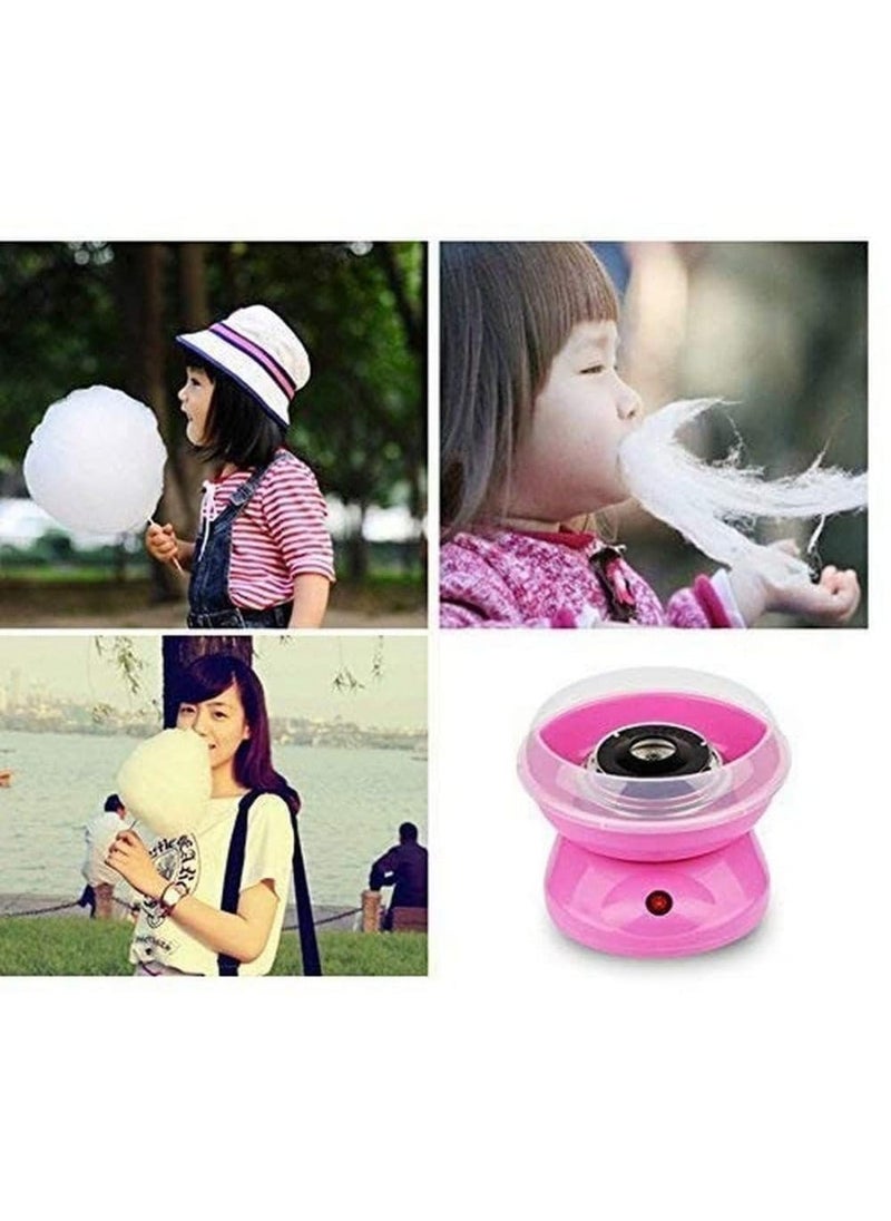 AJARVAR AJARVAR Cotton Candy Maker Machine Electric Sugar Floss Homemade Hard Sugar Free Candy with Detachable Splash Guard Sugar Spoon 10 Bamboo Sticks for Kids Carnival Party Kitchen Bakery Snacks2  - Image 4