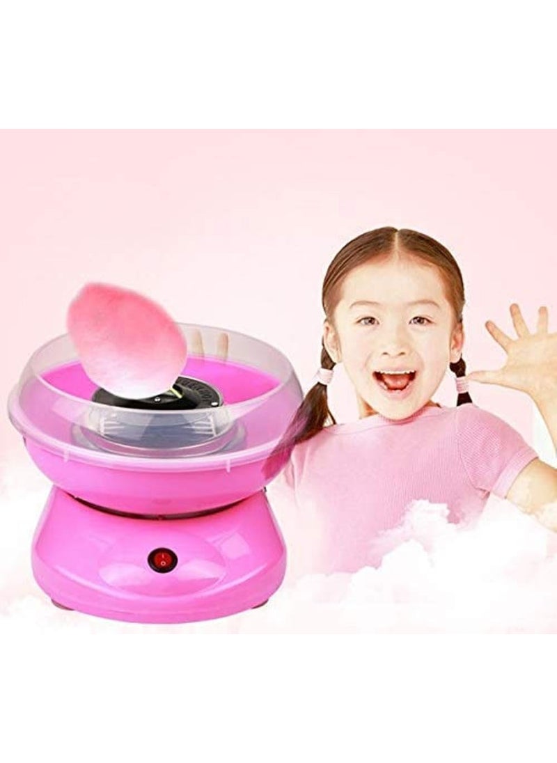 AJARVAR AJARVAR Cotton Candy Maker Machine Electric Sugar Floss Homemade Hard Sugar Free Candy with Detachable Splash Guard Sugar Spoon 10 Bamboo Sticks for Kids Carnival Party Kitchen Bakery Snacks2  - Image 3