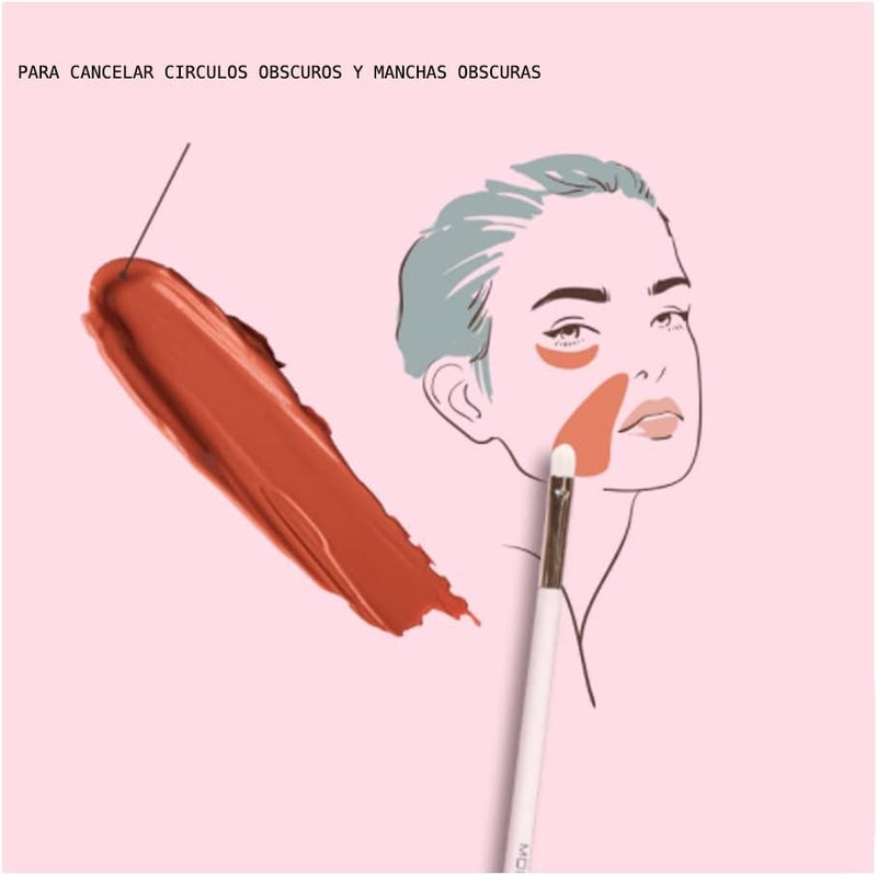 moira Lavish Color Correcting Concealer (106, ORANGEADE) - Image 4